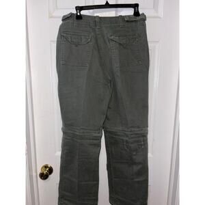 Vintage Y2K cargo convertible wide leg khaki jeans 30x30